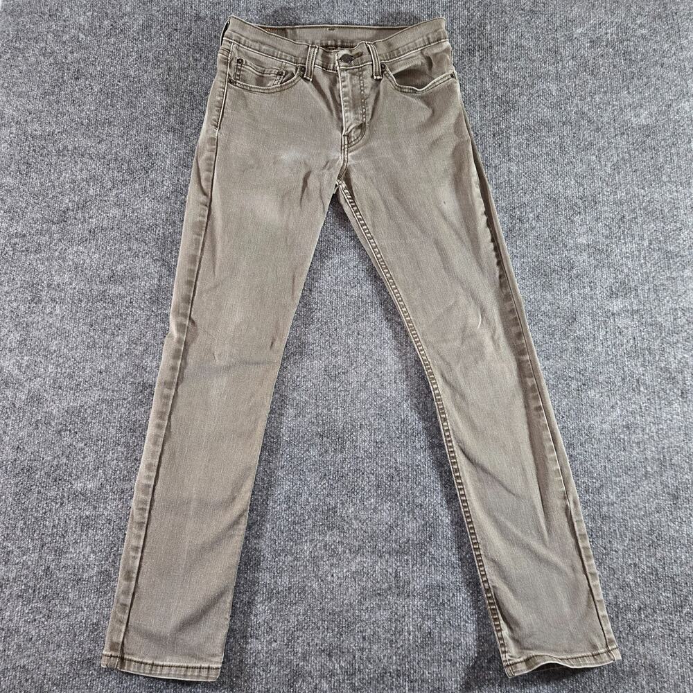 Levis 511 Slim Fit Jeans Mens 31x32 Gray Denim Pants Casual Straight Leg